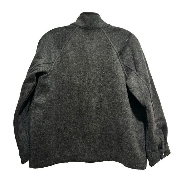 Banana Republic Lightweight Brushed Short Jacket Small Petite Dark Charcoal Grey - Picture 3 of 10